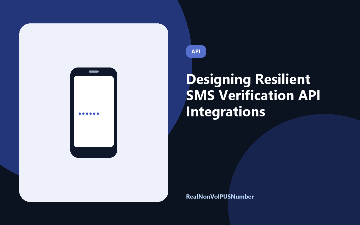 Diagram illustrating resilient sms verification api integration for verification workflows